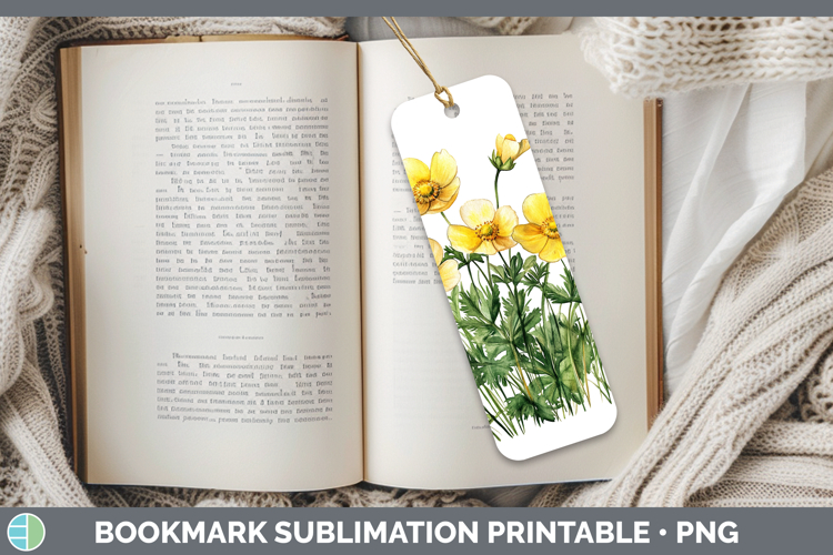 GorgeousFlowers 01 Bookmark design.