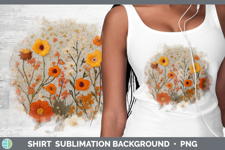 Flowers 01 Embroider Buttercup Shirt Sublimation Sublimation