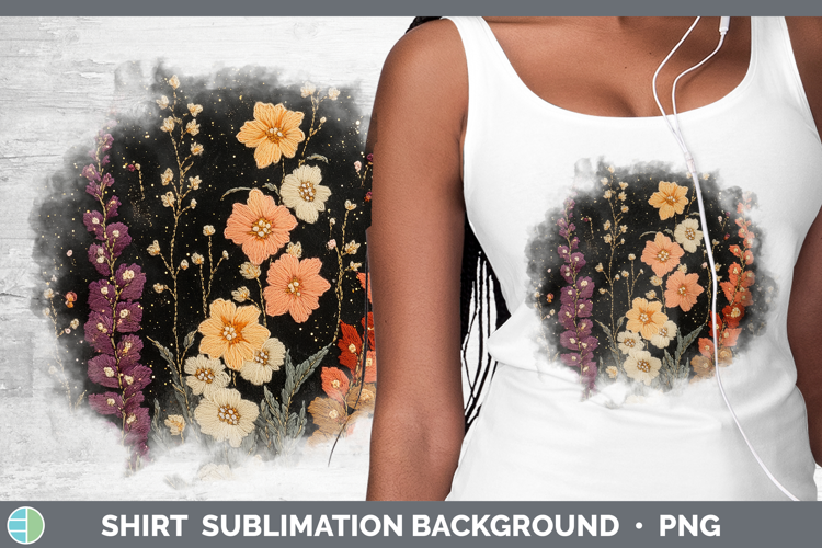 Flowers 01 Embroider Snapdragon Shirt Sublimation Sublimatio