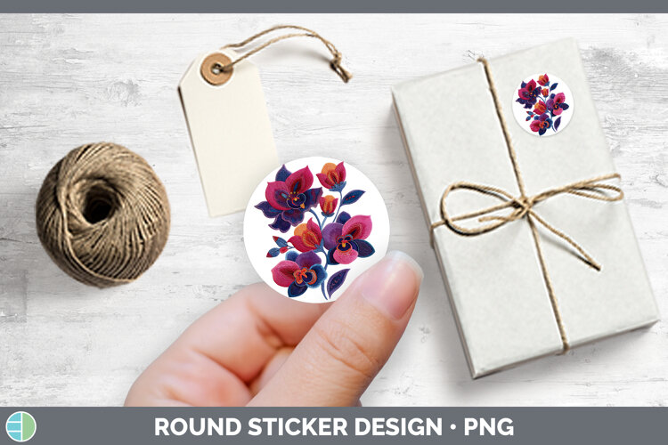 GorgeousFlowers 01 Embroidery Stickers design.