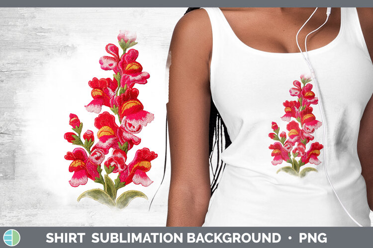 GorgeousFlowers 01 Embroidery Shirt design.