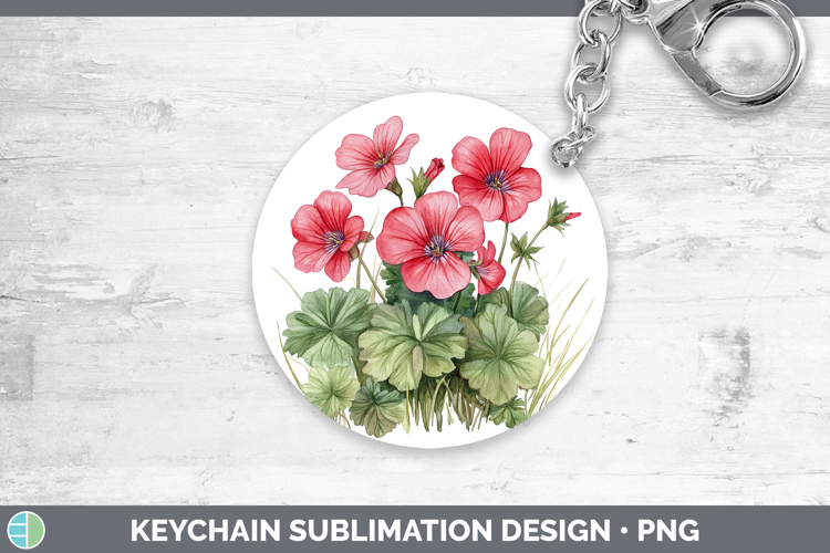 GorgeousFlowers 01 Keychain design.