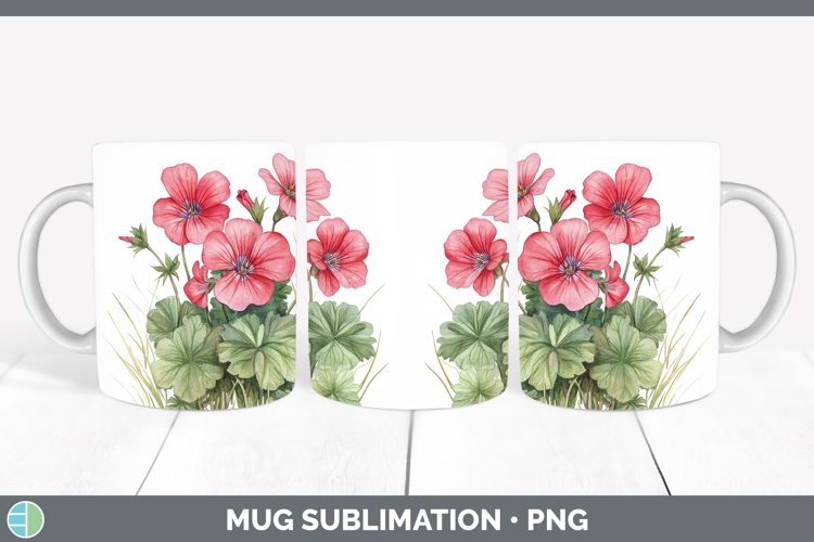 GorgeousFlowers 01 Mug Wrap design.