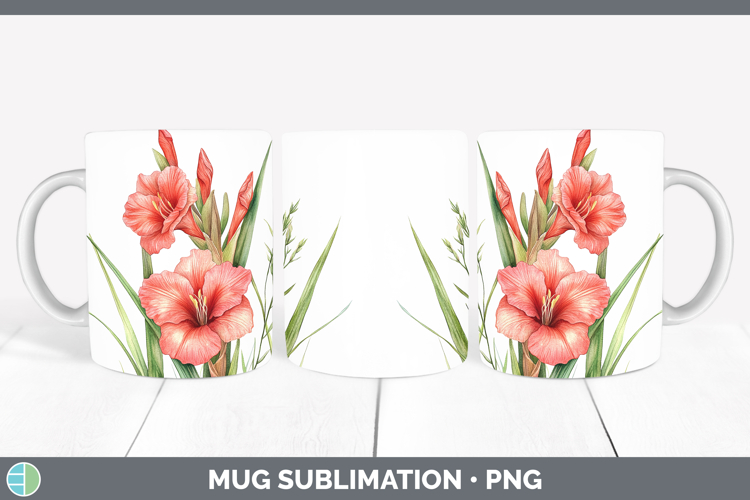 GorgeousFlowers 01 Mug Wrap design.