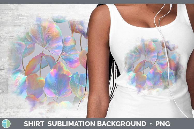Orchid Flowers 01 Holographic Shirt Sublimation Design