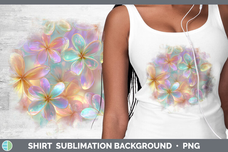 GorgeousFlowers 01 Holographic Shirt design.