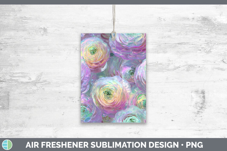 GorgeousFlowers 01 Holographic Air Freshener design.