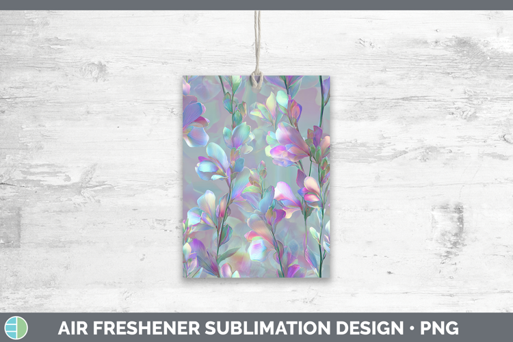 Snapdragon Flowers 01 Holographic Air Freshener Sublimation