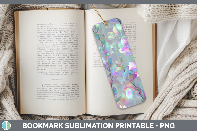 Snapdragon Flowers 01 Holographic Bookmark Sublimation Desig