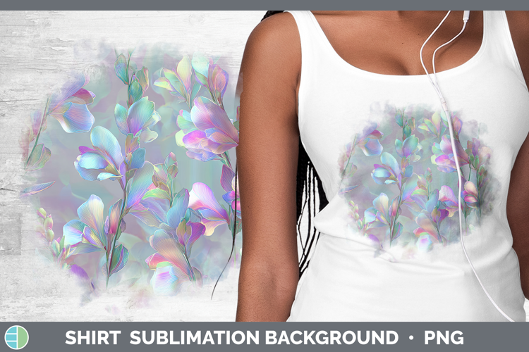 Snapdragon Flowers 01 Holographic Shirt Sublimation Design
