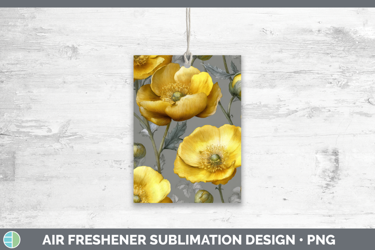 Buttercup Air Freshener Flowers 01 Pretty Sublimation Car Fr