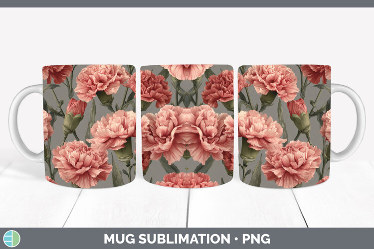 GorgeousFlowers 01 Pretty Mug Wrap design.