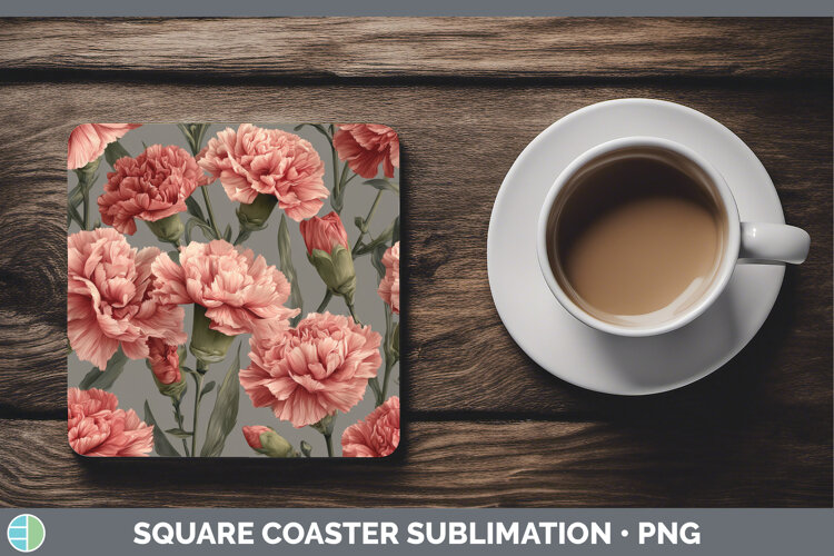 GorgeousFlowers 01 Pretty Square Coaster design.