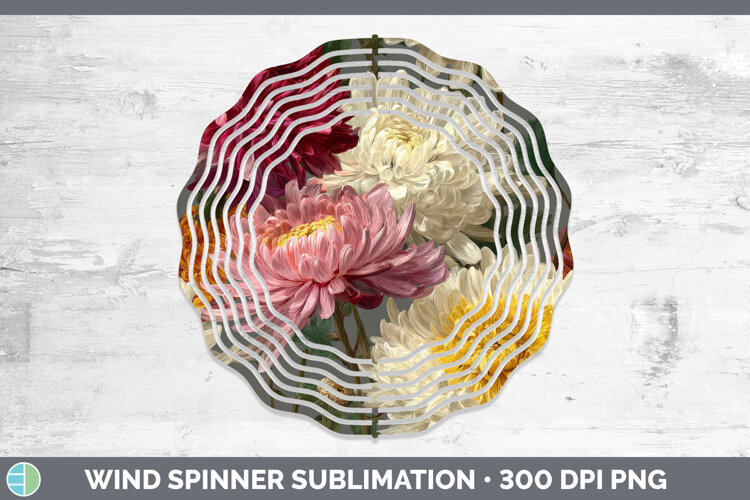 GorgeousFlowers 01 Pretty Wind Spinner design.