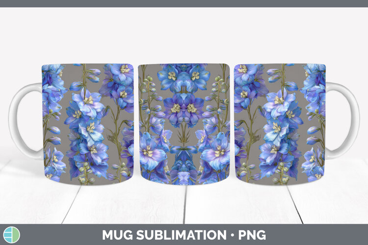 GorgeousFlowers 01 Pretty Mug Wrap design.