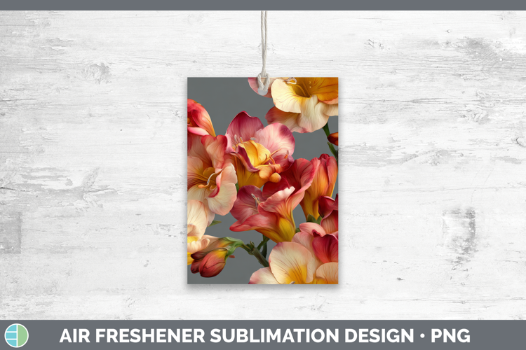 Freesia Air Freshener Flowers 01 Pretty Sublimation Car Fres