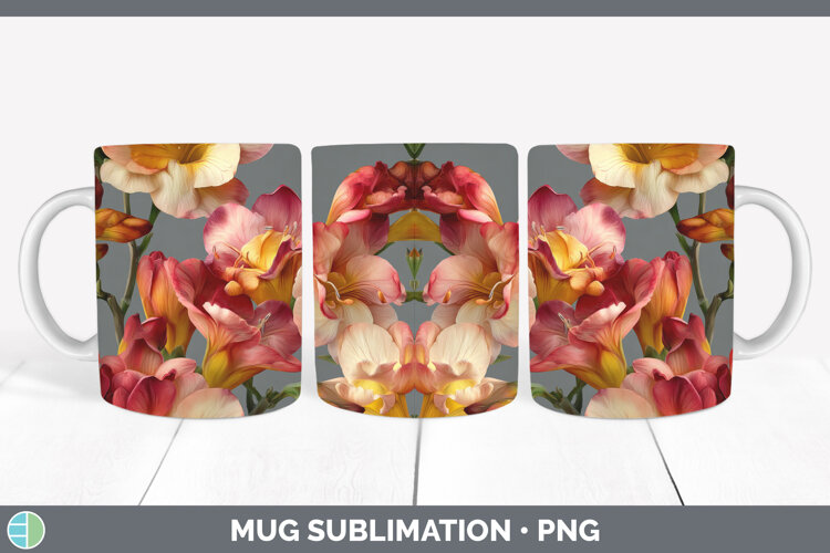 GorgeousFlowers 01 Pretty Mug Wrap design.