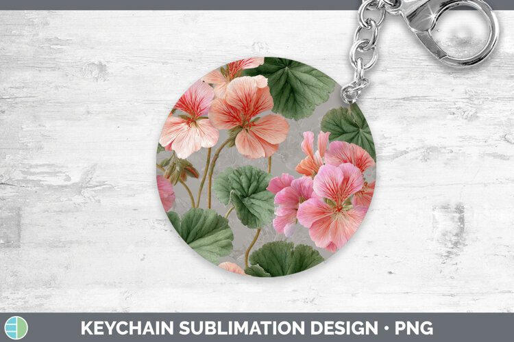 GorgeousFlowers 01 Pretty Keychain design.