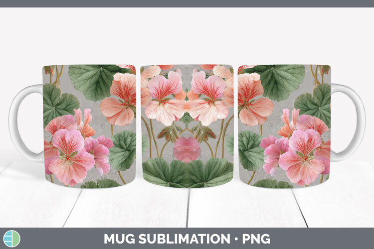 GorgeousFlowers 01 Pretty Mug Wrap design.