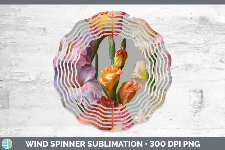 GorgeousFlowers 01 Pretty Wind Spinner design.