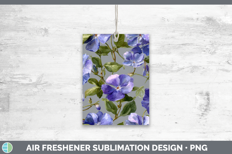 Periwinkle Air Freshener Flowers 01 Pretty Sublimation Car F