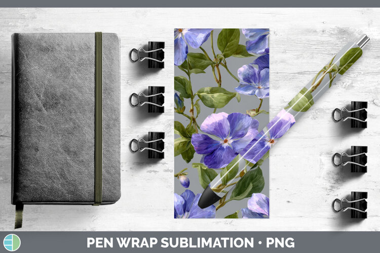 GorgeousFlowers 01 Pretty Pen Wrap design.