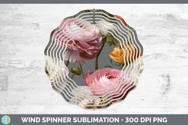GorgeousFlowers 01 Pretty Wind Spinner design.