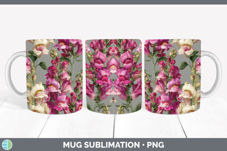 GorgeousFlowers 01 Pretty Mug Wrap design.