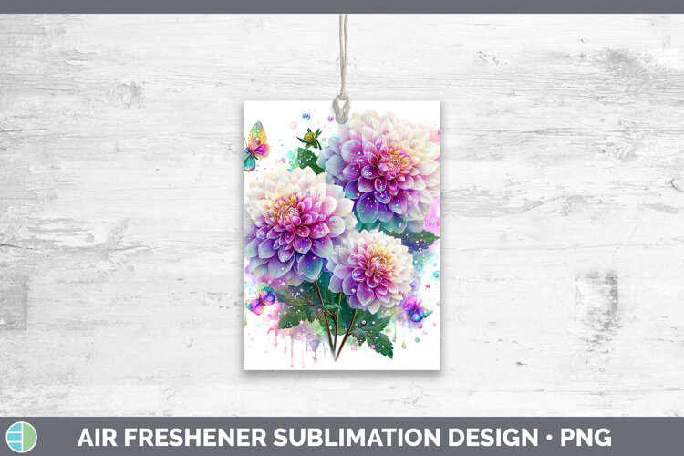 GorgeousFlowers 01 Rainbow Summer Air Freshener design.