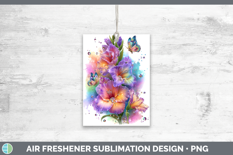 Flowers 01 Rainbow Summer Gladiolus Air Freshener Sublimatio