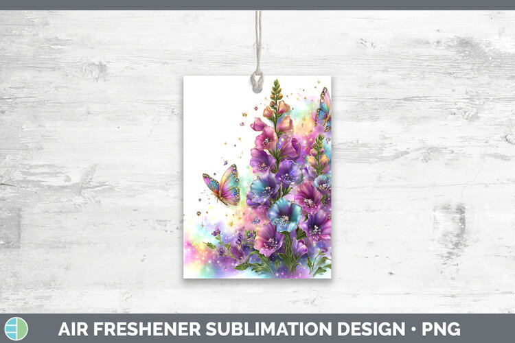 GorgeousFlowers 01 Rainbow Summer Air Freshener design.
