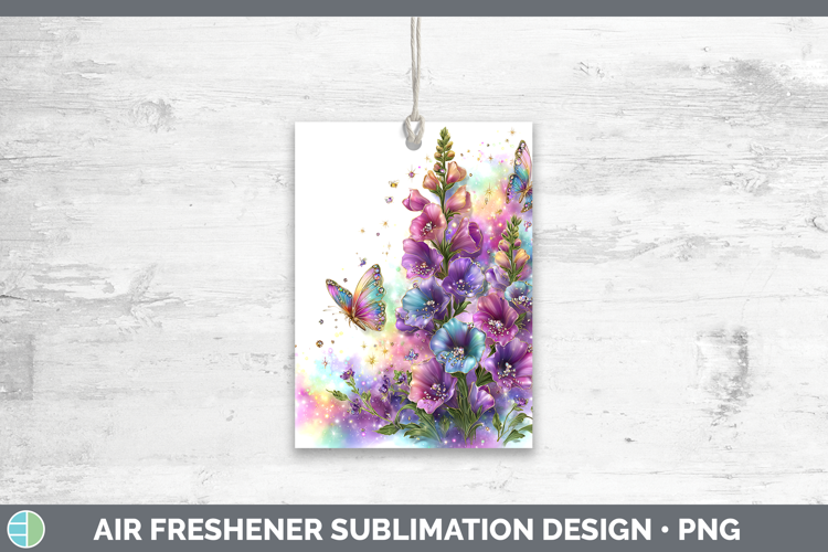Flowers 01 Rainbow Summer Snapdragon Air Freshener Sublimati