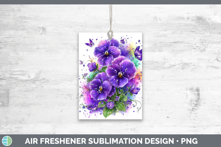 GorgeousFlowers 01 Rainbow Summer Air Freshener design.