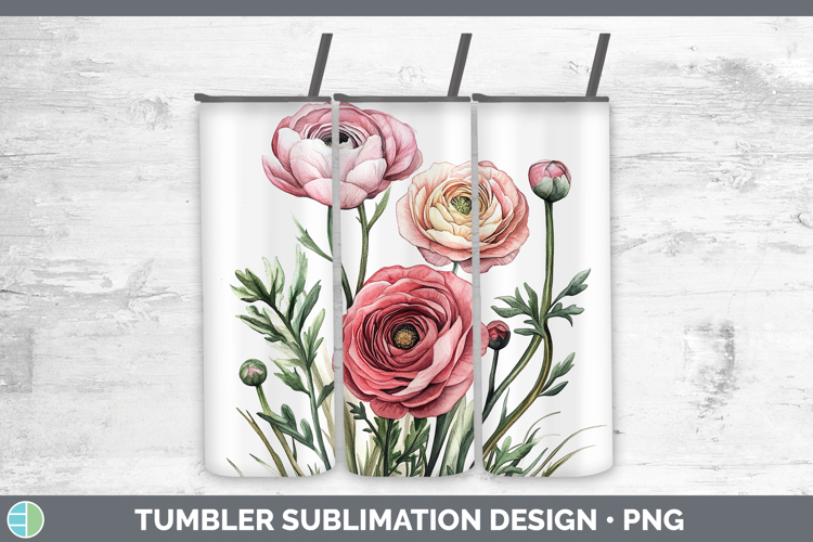 GorgeousFlowers 01 Tumbler design.