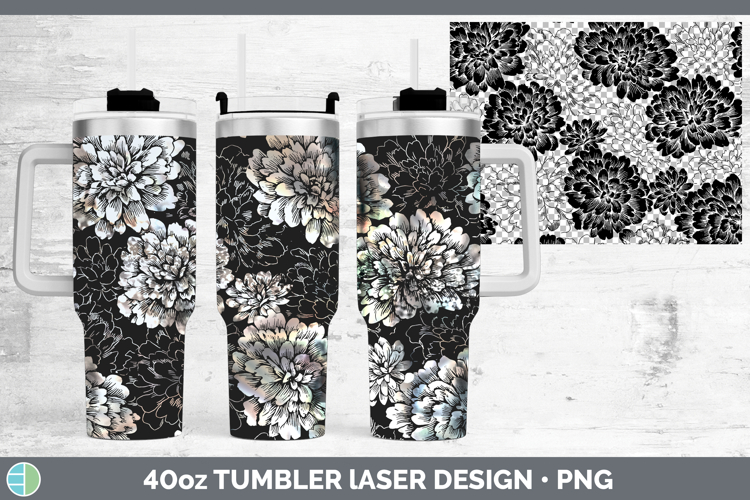Marigold Flowers 01 Seamless Laser 40oz Tumbler Sublimation