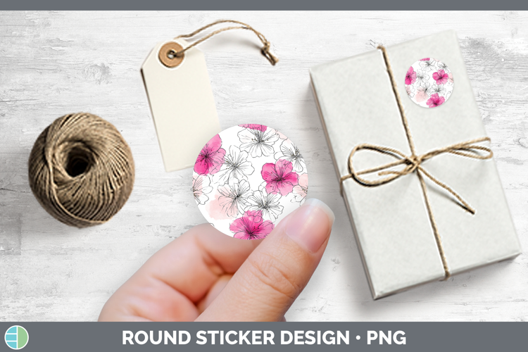 Azalea Flowers 01 Simple Stickers Design