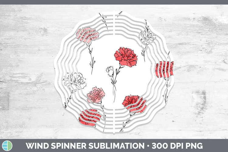 GorgeousFlowers 01 Simple Wind Spinner design.