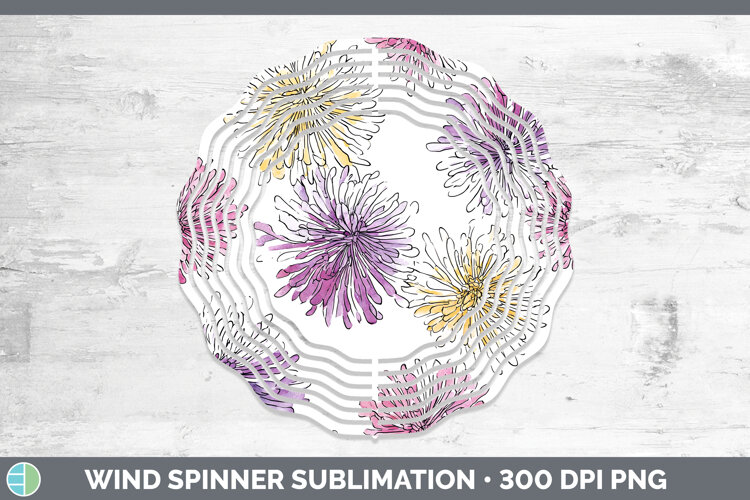 GorgeousFlowers 01 Simple Wind Spinner design.