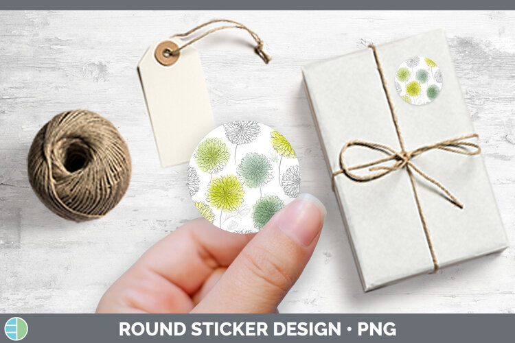 GorgeousFlowers 01 Simple Stickers design.