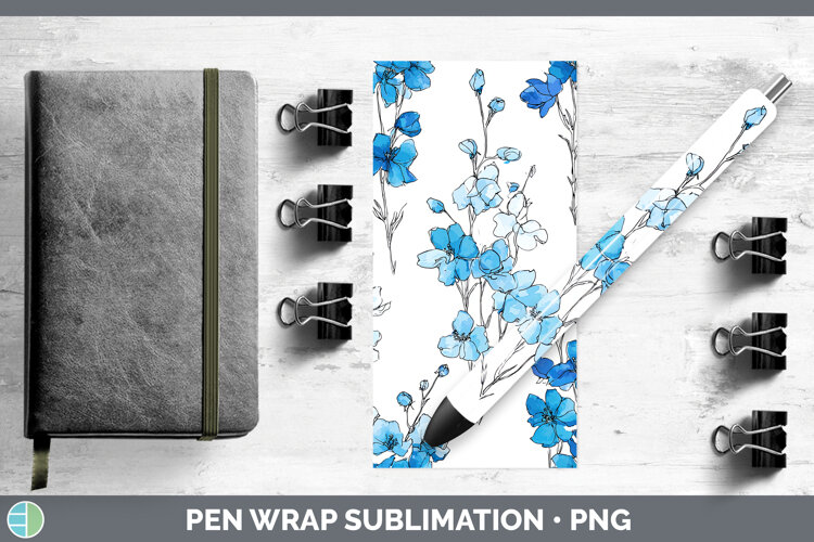 GorgeousFlowers 01 Simple Pen Wrap design.