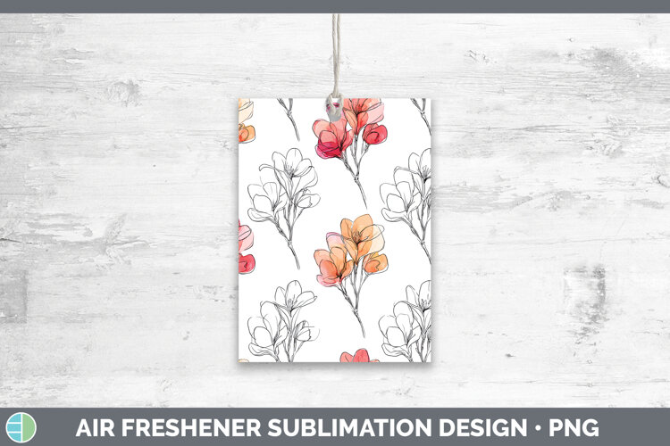 GorgeousFlowers 01 Simple Air Freshener design.