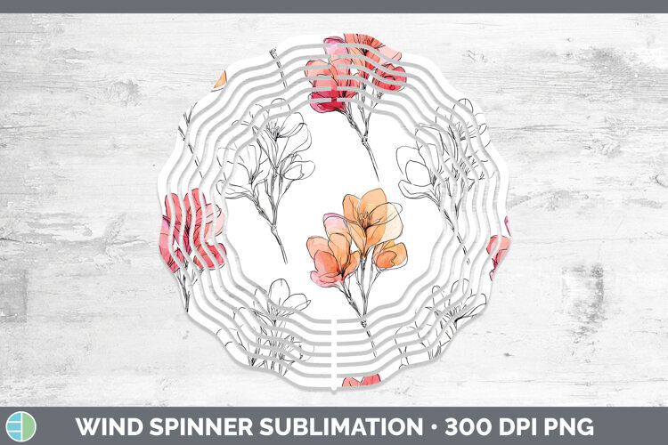 GorgeousFlowers 01 Simple Wind Spinner design.