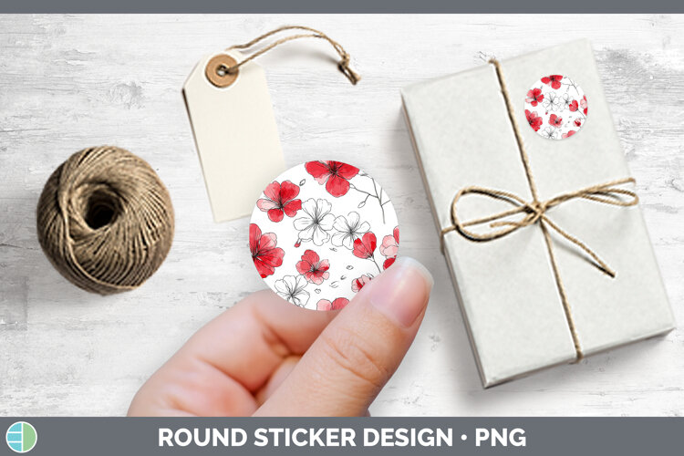GorgeousFlowers 01 Simple Stickers design.