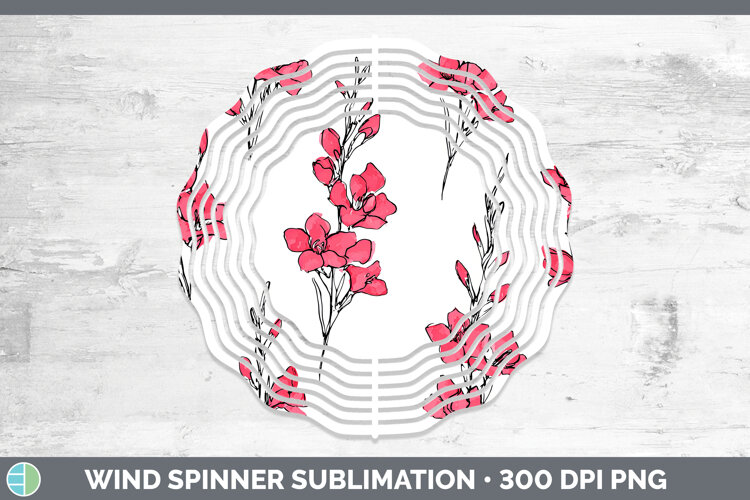 GorgeousFlowers 01 Simple Wind Spinner design.