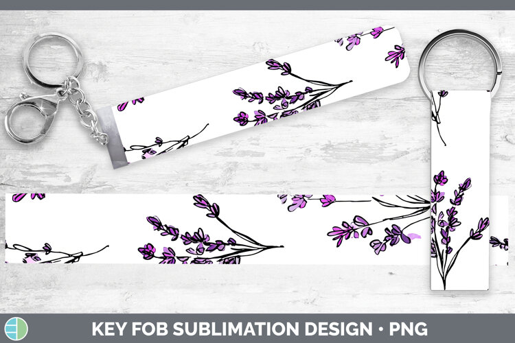 GorgeousFlowers 01 Simple Key Fob design.