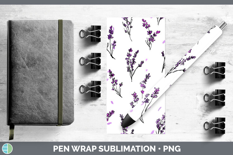 GorgeousFlowers 01 Simple Pen Wrap design.