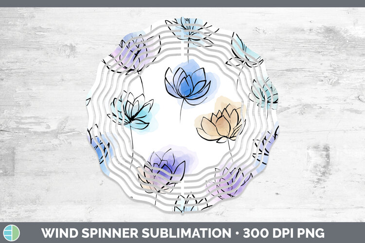 GorgeousFlowers 01 Simple Wind Spinner design.