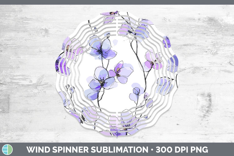 GorgeousFlowers 01 Simple Wind Spinner design.