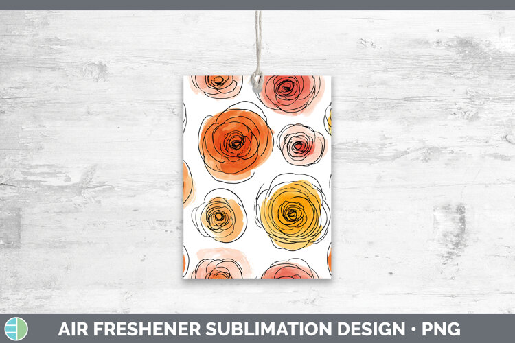 GorgeousFlowers 01 Simple Air Freshener design.
