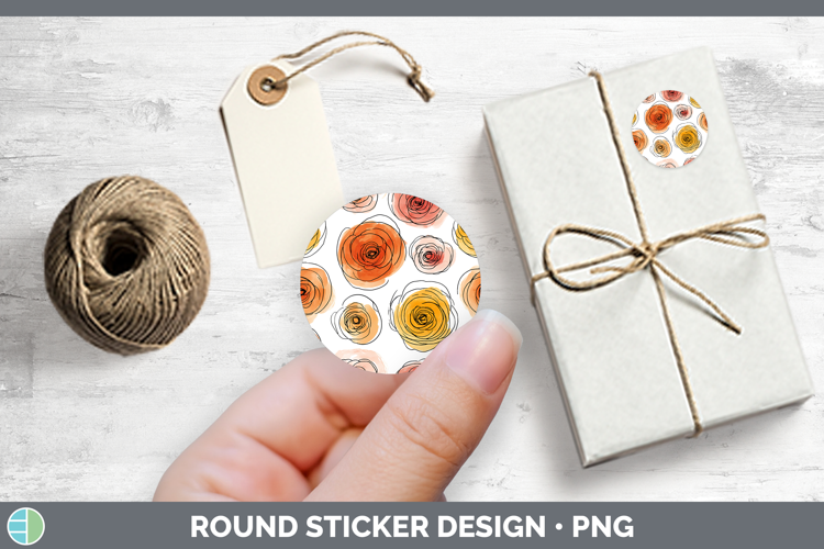 Ranunculus Flowers 01 Simple Stickers Design